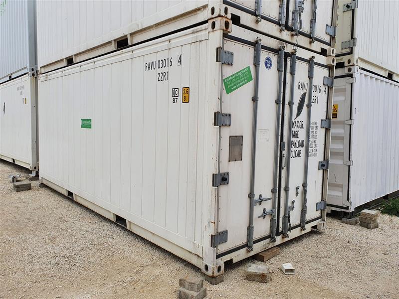 20' hűtőkonténer