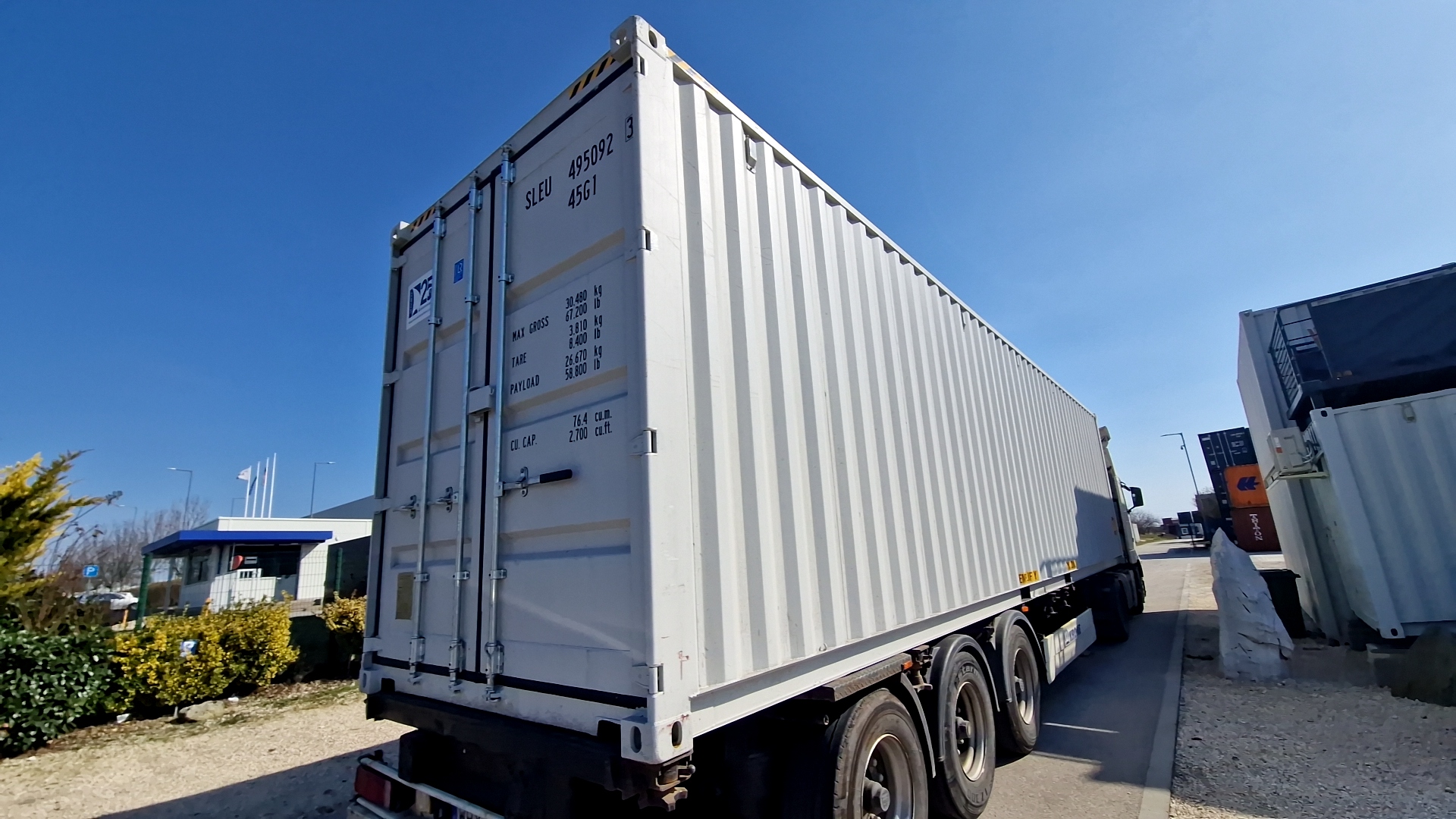 40'HC tengeri raktárkonténer